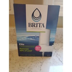 Brita 35214 Elite Tap Water Faucet Filtration System -White. Brand New